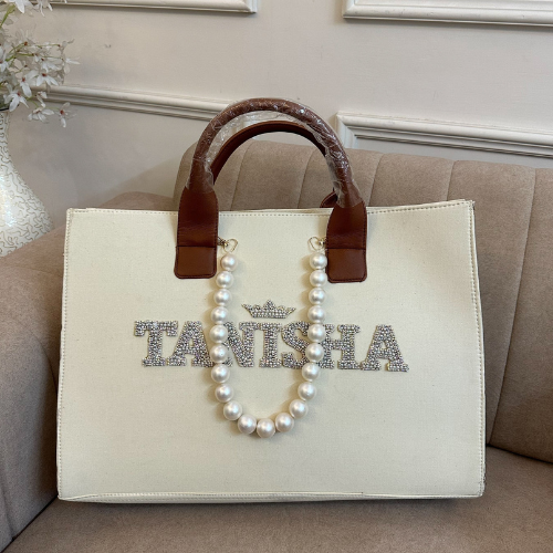 Nivel Offwhite Pearlet Tote