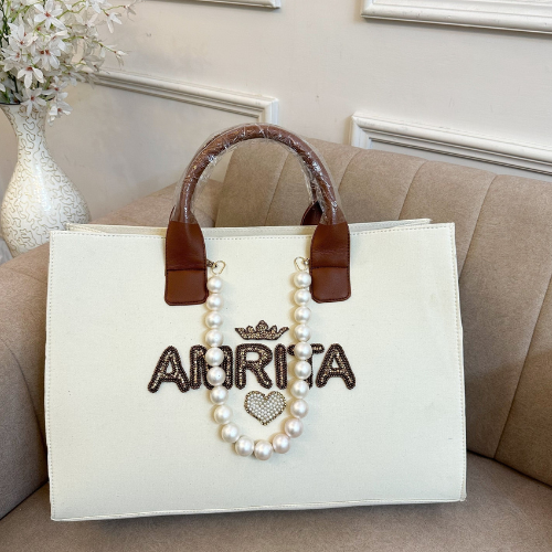 Nivel Offwhite Pearlet Tote