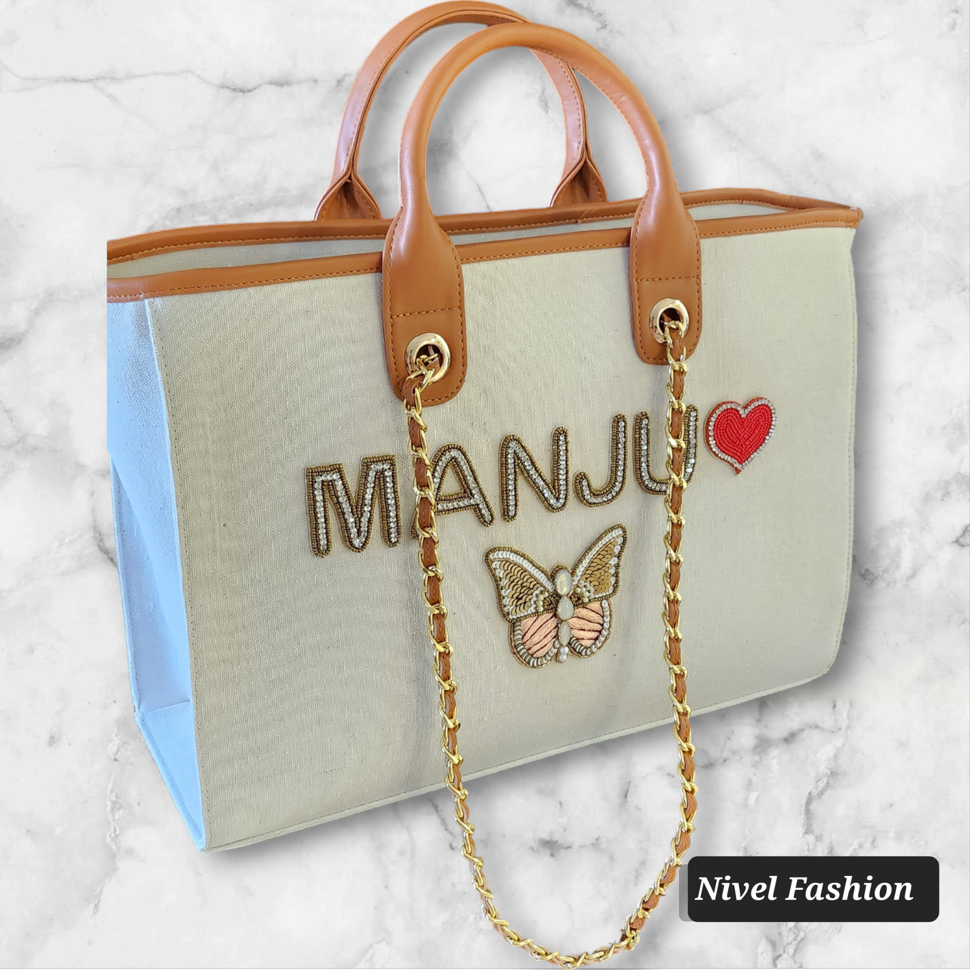 Nivel Premium Canvas Customised Tote Bag (_09)