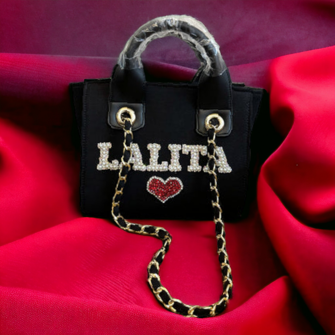 Nivel Black Premium Canvas Customised Tote Bag (Black)_06)