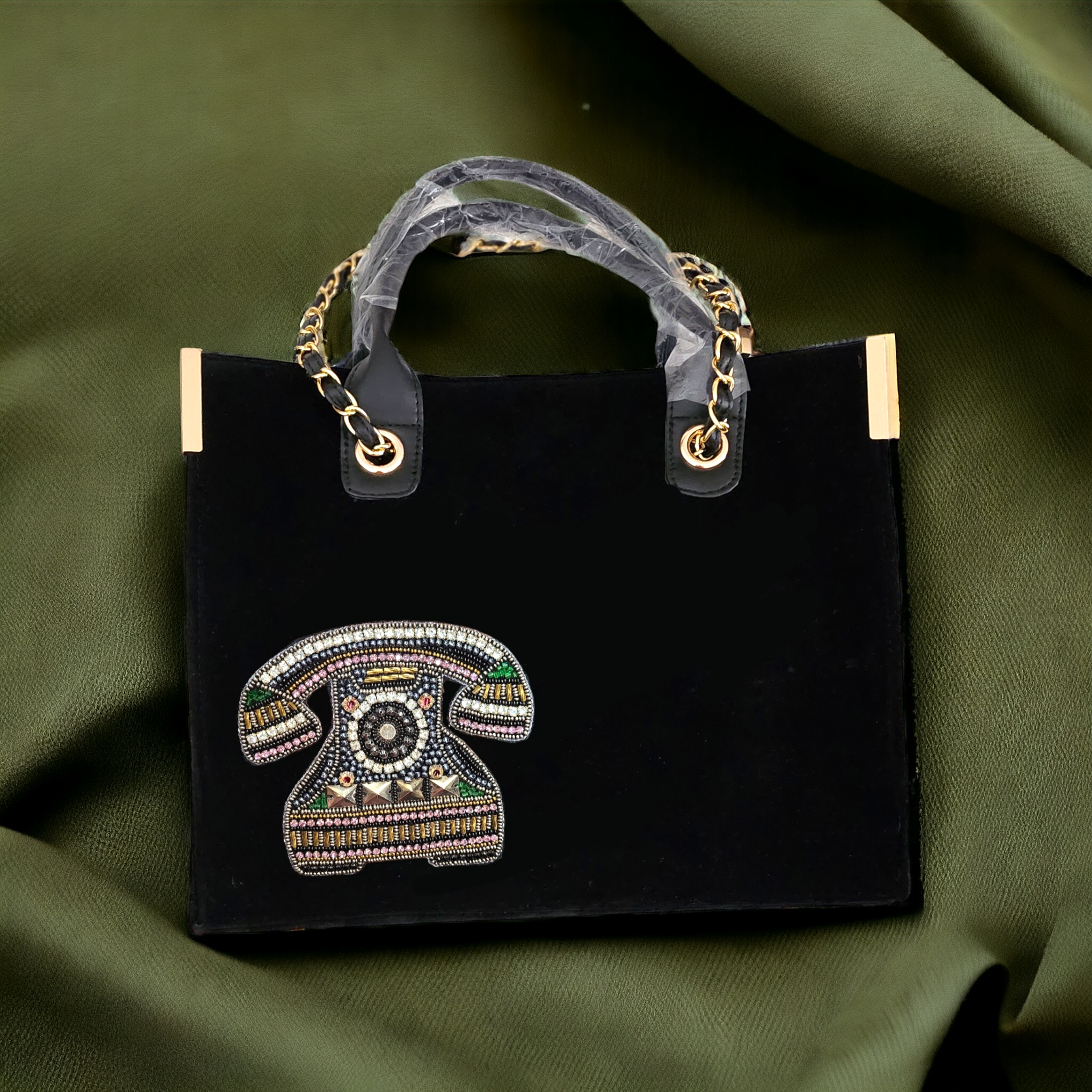 Nivel Customized Name and Patch Tote Bag for Women (02)