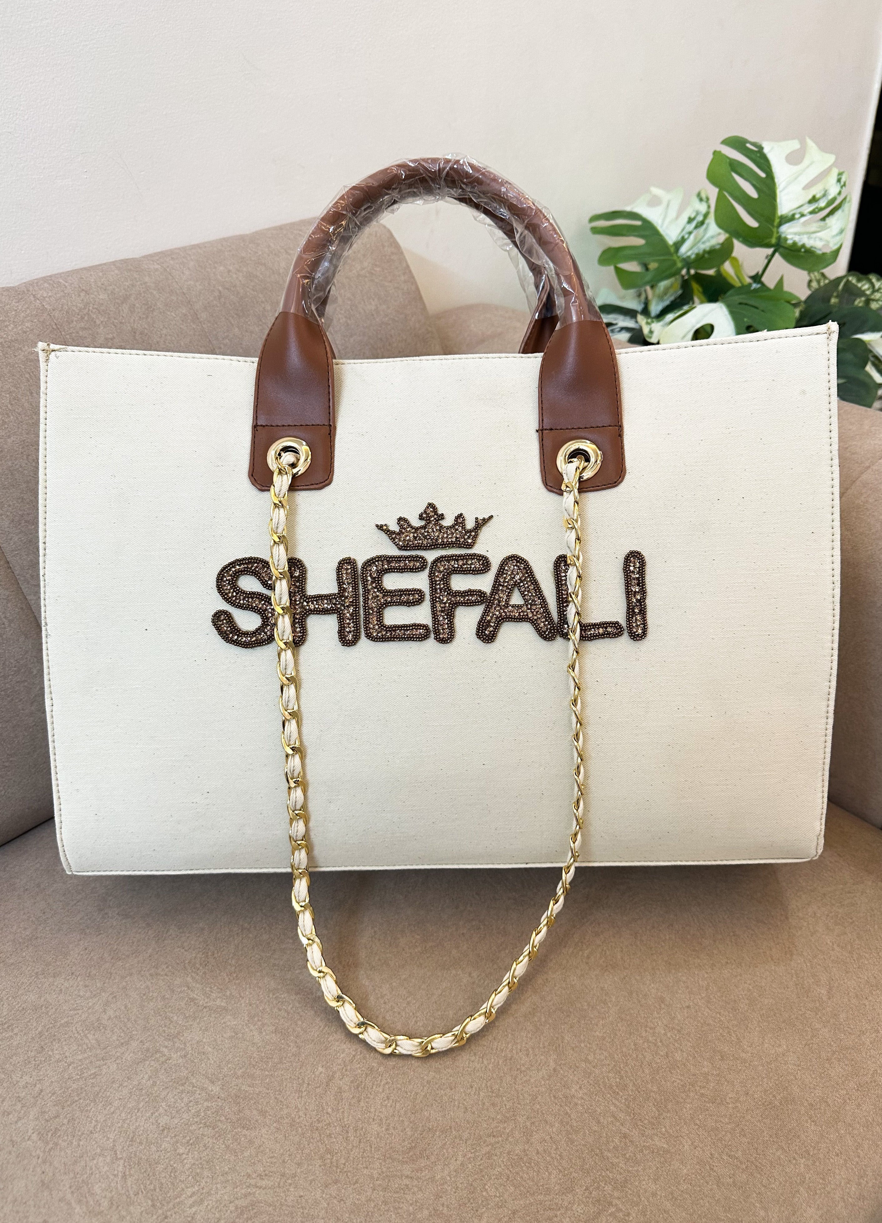 Nivel Offwhite Tote Without Stripe