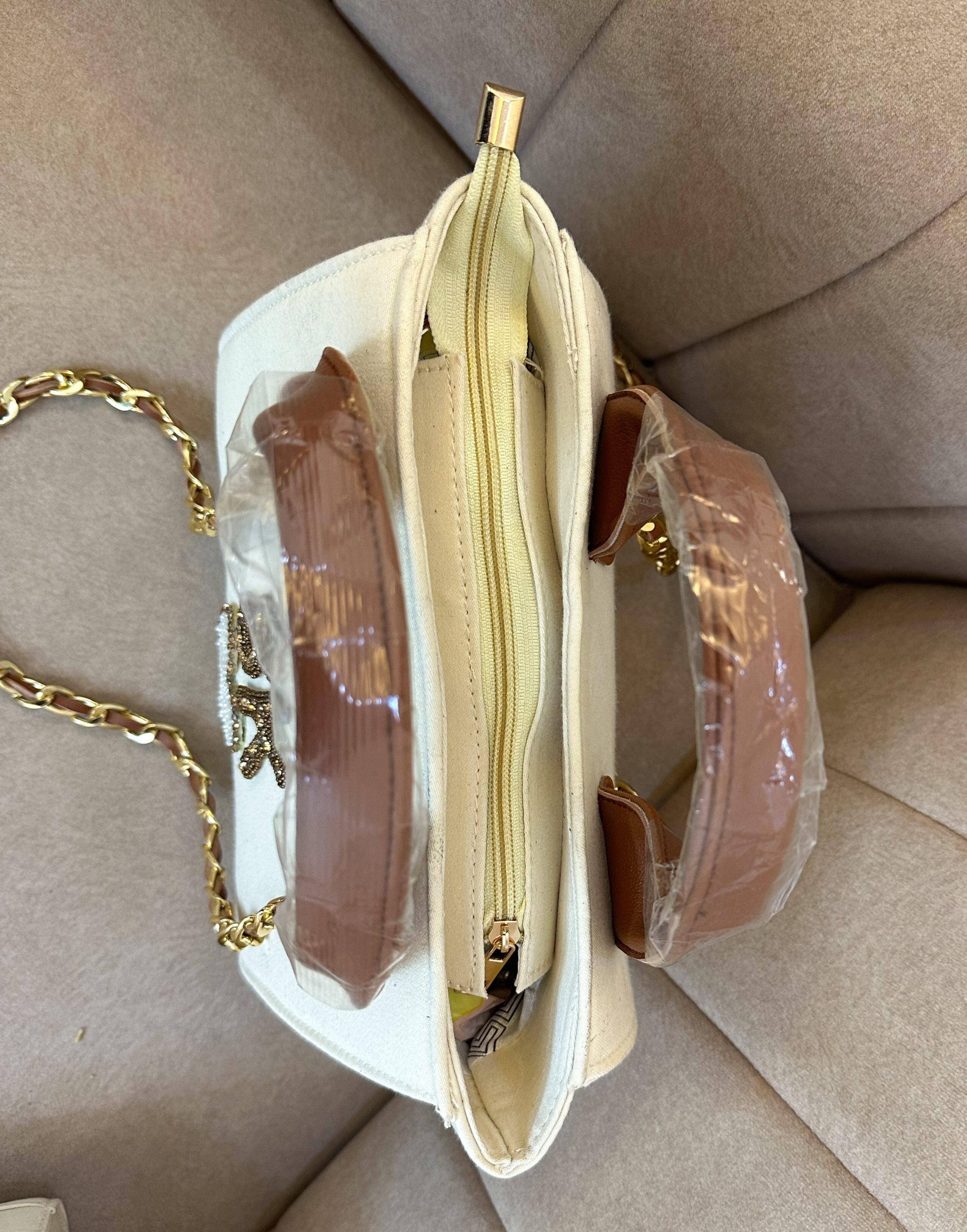 Nivel Offwhite Mini Scarlet Tote