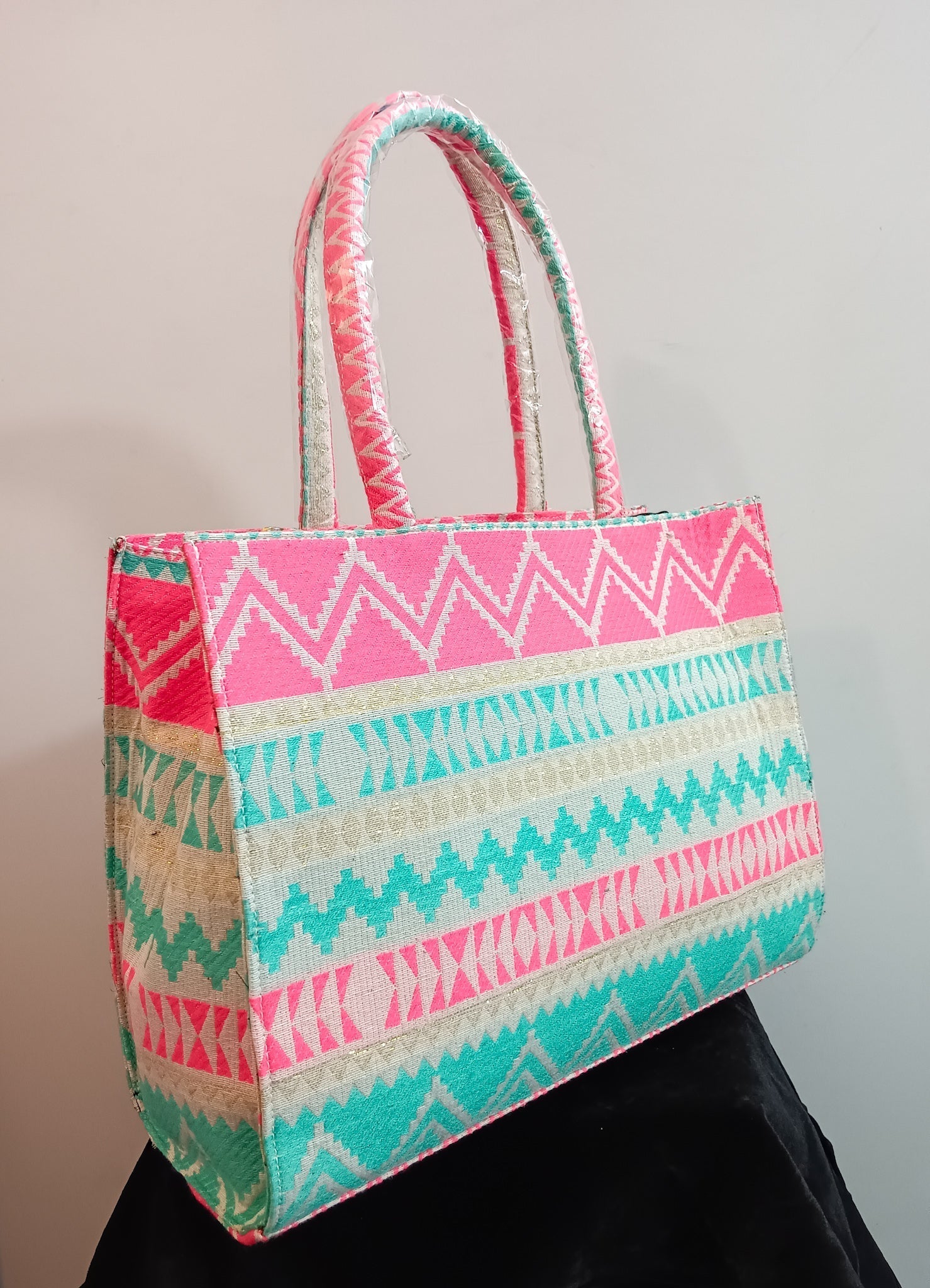 Nivel Neon Tote Bag For Women (Multicolor)