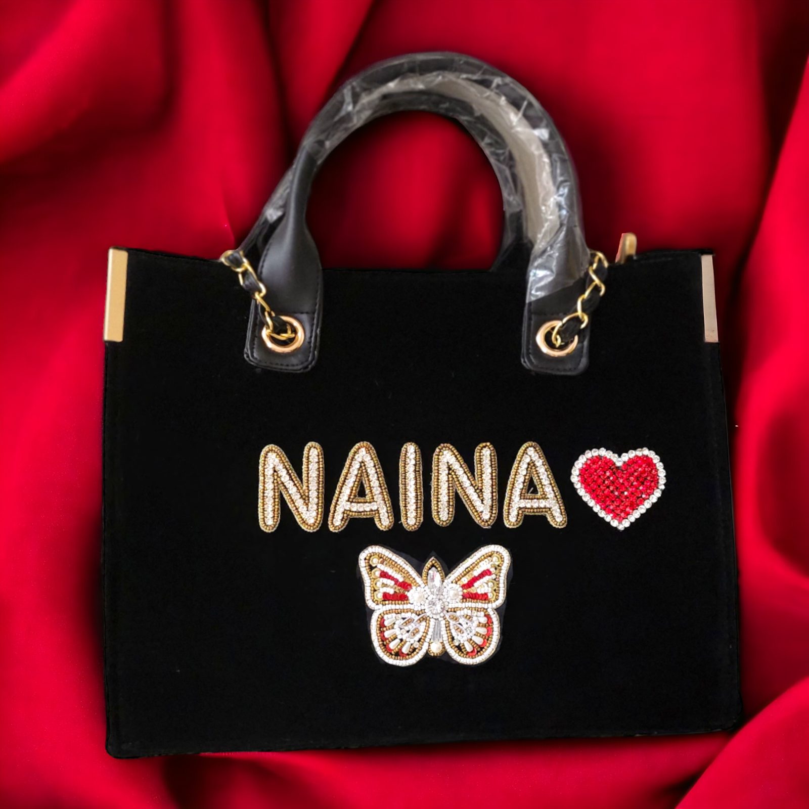 Nivel Premium Canvas Customise Tote Bag( Black )_01)