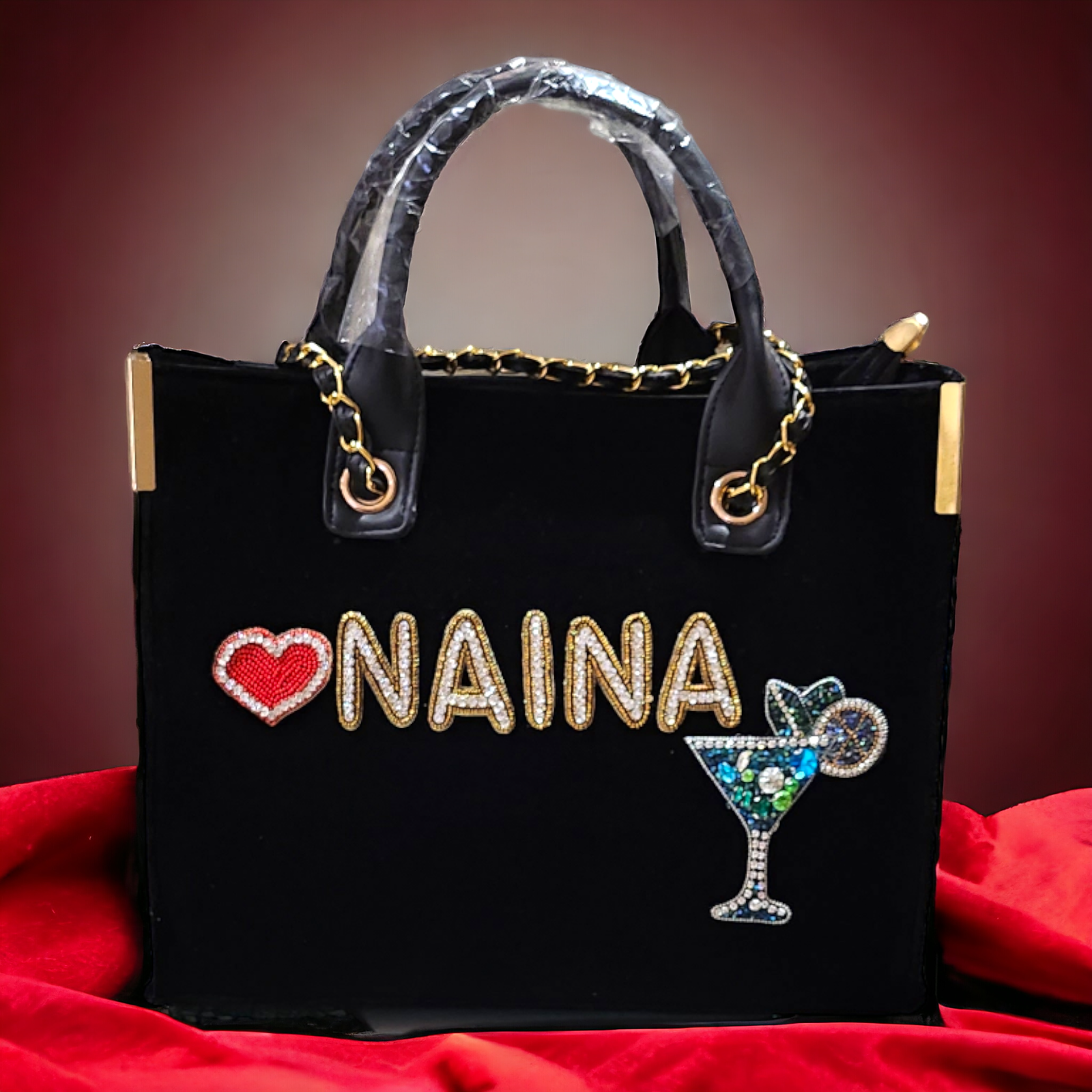 Nivel Premium Canvas Customise Tote Bag( Black )_01)